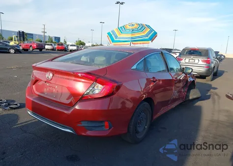 2019 Honda Civic Lx from USA, damaged, VIN 19XFC2F66KE205020